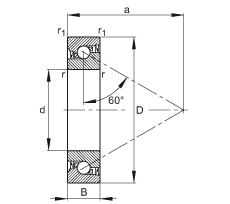 ǽ|S BSB040072-2RS-T, 򣬽| a = 60ƹɂ(c)ܷ