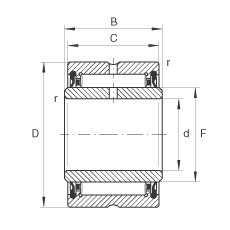 LS NA4907-2RSR, ߴϵ 49ɂ(c)ܷ