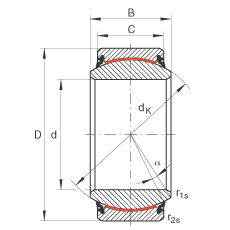 P(gun)(ji)S GE70-UK-2RS, (j) DIN ISO 12 240-1 (bio)(zhn), Soɂ(c)ܷ