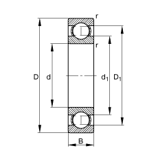 S 6416-M, (j) DIN 625-1 ˜ʵҪߴ