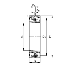 {(dio)ĝLS 24140-B-K30, (j) DIN 635-2 (bio)(zhn)Ҫߴ, FF 1:30