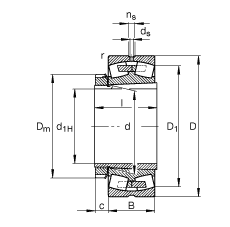 {(dio)ĝLS 22252-B-K-MB + H3152X, (j) DIN 635-2 ˜ʵҪߴ, F׺;o